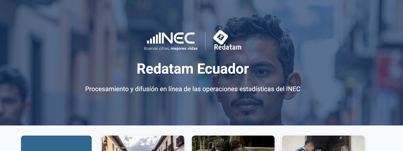 Portal Redatam Ecuador del INEC